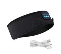 Cuffie ad archetto, ultra sottile, resistente al sudore, maschera per gli occhi con cuffie wireless, per donne e uomini, allenamento, corsa, viaggi, yoga, meditazione, sport, gadget alla