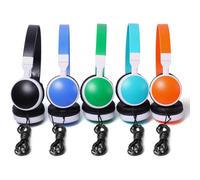 Cuffie all'ingrosso per la classe scolastica dei bambini - Confezione da 5 cuffie KW-N05 Multicolore per la scuola