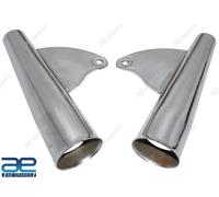 Cuffie Anteriori Cromate Adatte Per BSA A65 THUNDERBOLT LIGHTNING 1968-1970 AE