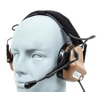 Cuffie antirumore attive Earmor M32 Plus - Coyote Brown