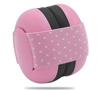 Cuffie Antirumore Neonato - Protezione Udito Bambini 0 Anni, Vestibilità Comoda (Rosa)