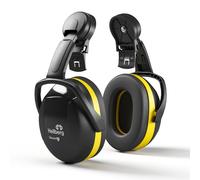 Cuffie Antirumore per Elmetto Protettivo da Lavoro Kask Safety SNR 29dB Nero Gia