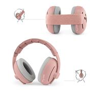 Cuffie Antirumore per Neonati 0-4 Anni Riduzione 25dB Rosa