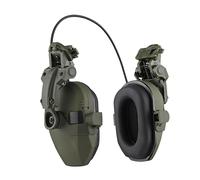 Cuffie antirumore, protezioni acustiche elettroniche, cuffie con amplificazione del suono(W1-Y-BHA-Green)