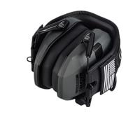 Cuffie antirumore, protezioni acustiche elettroniche, cuffie con amplificazione del suono(W1-Y-Grey-NEW)