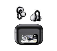 Cuffie aperte con schermo LCD per tradurre istantaneamente Open-Ear (bianco | Interfaccia touch screen LCD, controllo delle impostazioni intuitivo, cambio rapido della lingua, design intuitivo