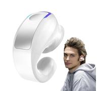 Cuffie aperte | Cuffie wireless | Comodi auricolari con ganci morbidi | suono potente, chiamate chiare, IP55, luci LED, di riproduzione 36 ore, auricolari 5.4, connessione multipunto
