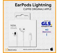 Cuffie Apple EarPods Lightning Originali Cuffiette iPhone CORRIERE GLS
