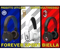 CUFFIE AUDIO MULTIMEDIALI JUVENTUS - INTER - MILAN ORIGINALI