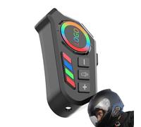 Cuffie audio per moto, citofono per moto, con luce colorata, riduzione del rumore, assistente vocale, impermeabile per ciclismo, esterno, guida, sci e motoslitta