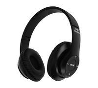 Cuffie Audio Senza Fili Bluetooth 4.0/jack 3.5 mm micro-SD radio FM P15 Nero