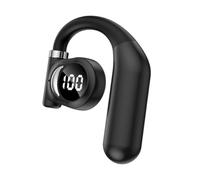 Cuffie Aurbarba - True Wireless | Display A LED Dispositivo Audio Lato Sinistro | Comfort A Orecchio Singolo Adatto Per Corsa All'aperto, Guida, Il Design Leggero Con Abbigli