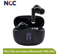 Cuffie Auricolari Bluetooth Nere TWS ENC USB-C NCC S56 compatibile con vivo