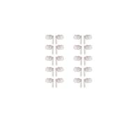 Cuffie auricolari monouso JustJamz Basic Pearl White per bambini e adulti, confezione da 100