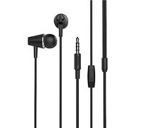 Cuffie Auricolari Originali HOCO In-Ear M34 Honor Music Earphones Stereo Jack 3,5mm Nero per Cellulari Tablet