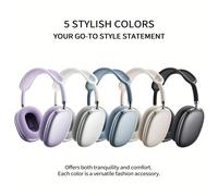 Cuffie auricolari RB-300HB a lunga durata, connessione stabile Bluetooth 5.4, suono immersivo, morbidi paraorecchie che durano a lungo, design pieghevole, oro champagne 1. Morbido e traspirante per un