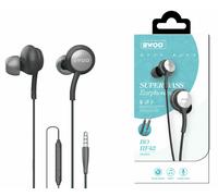 Cuffie Auricolari Super Bass Stereo Sound Jack 3.5mm Volume Microfono 1.2M HF42