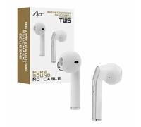 CUFFIE AURICOLARI WIRELESS BLUETOOTH 5.0 ART AP-TW-B2 CON MICROFONO WHITE