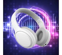Cuffie auricolari wireless Bluetooth RnemiTe-amo, cuffie ibride con cancellazione attiva del rumore, comodi cuscinetti auricolari in similpelle per