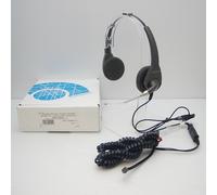 Plantronics P101-U10P Polaris Encore Binaural Voce Tubo Qd Cuffie 43466-12 Nuovo