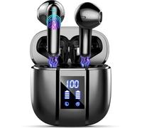 Cuffie Bluetooth, 2025, senza fili, Bluetooth 5.4 in Ear con 4 auricolari ENC Noise Cancelling Microfono Earbuds, tempo di riproduzione 48H, HiFi Stereo, IP7, impermeabili, per yoga/viaggio/lavoro