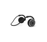 Cuffie Bluetooth 5.0 pieghevoli e leggere con archetto da collo, resistenti al sudore, con microfono e custodia - Nere, compatibili con tutti i