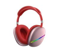 Cuffie Bluetooth 5.0 Wireless Over Ear con Microfono MAX10 (rosso)
