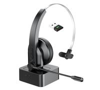 Cuffie Bluetooth 5.3 compatibili con il servizio clienti, con microfono e cancellazione del rumore, ideali per camionisti.