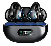 Cuffie Bluetooth 5.3 Sport On Ear, senza fili, Bluetooth, senza fili, per la cancellazione del rumore, con microfono HD, 36H Deep Bass Wireless Earbuds Auricolari IP7 impermeabili