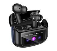 Cuffie Bluetooth 5.4 ANC/ENC Custodia di Ricarica Schermo LED Tattile