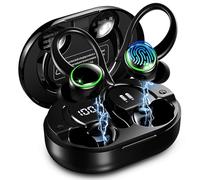 Cuffie Bluetooth 5.4 Sport, 2026 Auricolari Bluetooth con 6D Bass Stereo, 50 Ore Cuffie In Ear Cancellazione Rumore ENC e 4 HD Mics, IP7 Impermeabile Cuffie Senza Fili, HiFi Cuffiette LED Display