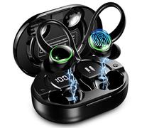 Cuffie Bluetooth 5.4 Sport, 2026 Auricolari Bluetooth con 6D Bass Stereo, 50 Ore Cuffie In Ear Cancellazione Rumore ENC e 4 HD Mics, HiFi Cuffiette LED Display, IP7 Impermeabile Cuffie Senza Fili