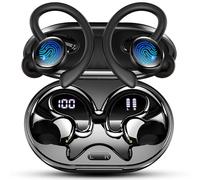 Cuffie Bluetooth 5.4 Sport, Auricolari Bluetooth con 3D Hifi Stereo, 50 Ore Cuffie Wireless In Ear Cancellazione Rumore ENC e 4 HD Mics, IP7 Impermeabile Cuffie Senza Fili, Cuffiette Bass
