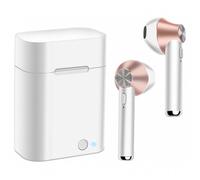 AKASHI - Auricolari Bluetooth 5.0 Custodia Di Ricarica 12h Tasto Di Comando Akashi - Rosa - SPEDIZIONE GRATUITA