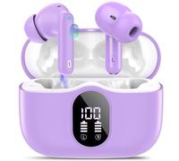 Cuffie Bluetooth, Auricolari Bluetooth 5.4 In Ear con 4 ENC Mics, Cuffie wireless HiFi Stereo con APP, 36Ore Cuffiette Bluetooth con Display LED, IP7 Impermeabili Auricolari Wireless per iOS & Android