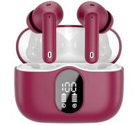 Cuffie Bluetooth, Auricolari Bluetooth 5.4 In Ear con 4 ENC Mics, Cuffie wireless HiFi Stereo con APP, 36Ore Cuffiette Bluetooth con Display LED, IP7 Impermeabili Auricolari Wireless per iOS & Android