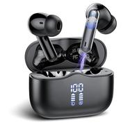 Cuffie Bluetooth, Auricolari Bluetooth 5.4 In Ear con HiFi Stereo, 40 Ore Cuffie Wireless con 4 ENC Cancellazione Rumore Mics , IP7 Impermeabili Cuffiette Bluetooth con LED Display per iOS Android