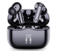 Cuffie Bluetooth, Auricolari Bluetooth 5.4 In Ear HiFi Stereo, 40 Ore Cuffie Wireless con 4 Mics ENC Cancellazione Rumore, LED Display USB-C, IP7 Impermeabili Cuffiette Senza Fili per iOS Android