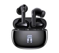 Cuffie Bluetooth, Auricolari Bluetooth 5.4 Stereo HiFi con 6 HD Mic, Cuffie Wireless 50 Ore LED Display, in Ear Cuffiette Bluetooth con Cancellazione Rumore, Cuffie Senza Fili IPX7 Impermeabile