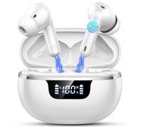 Cuffie Bluetooth, Auricolari Bluetooth 5.4 Wireless, 45 Ore Stereo HiFi Immersivo, Cuffiette In Ear con 4 ENC Cancellazione Rumore Mic, IP7 Impermeabili Touch Control Cuffie Senza Fili , LED Display