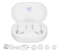 Cuffie Bluetooth, auricolari wireless, suono HiFi, CVC6.0, chiamate nitide, lunga durata della batteria, ampia compatibilità per lavoro e tempo