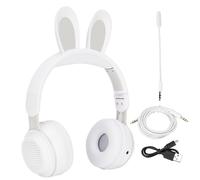 Cuffie Bluetooth con orecchie da gatto alla moda, microfono integrato per chiamate chiare e lezioni online (viola), buona qualità, buona qualità,