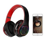 Cuffie Bluetooth Cuffie wireless sovraurali con microfono, amplificatore pieghevole; leggere