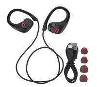 Cuffie Bluetooth, design flessibile con gancio per l'orecchio per lo sport, design ergonomico, suono stereo con bassi profondi, auricolari