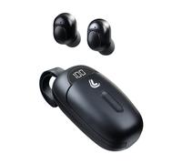 Cuffie Bluetooth Ekko 5.0 con custodia di ricarica nero