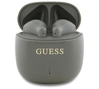 Cuffie Bluetooth Guess GUTKSJ14ESGE TWS + Docking Station, colore tortora, con l