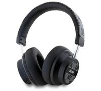 DKNY Con Motivo A Scacchi CUFFIE PC, Nero