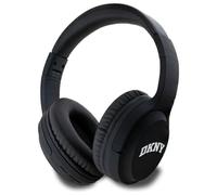Cuffie Bluetooth on-ear nere con logo ad arco DKNY