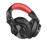 Cuffie Bluetooth over-ear OneOdio Fusion A70, nero e rosso