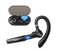 Cuffie Bluetooth PAVEOS, auricolari wireless con riduzione del rumore, design con gancio per l'orecchio, display digitale, compatibili con